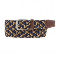 Cintura elastica Bellido blu, marrone e beige